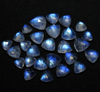 8-14 mm - 27pcs - AAA high Quality Rainbow Moonstone Super Sparkle Rose Cut Trillion Shape Faceted -Each Pcs Full Flashy Gorgeous Fire